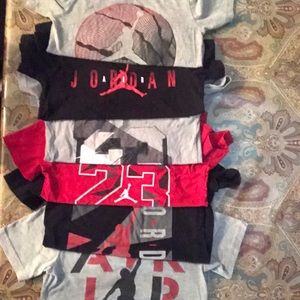6 Jordan shirts
